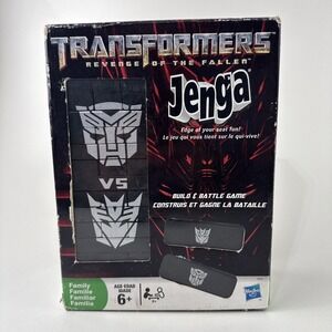 Transformers: Revenge of The Fallen Jenga Battle Game Hasbro Autobots Deceptacon